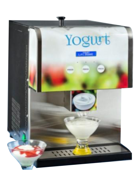 Dispenser for cold yogurt - Flavors n.3 - Capacity 5 lt - Dimensions cm 30 x 45 x 43 h