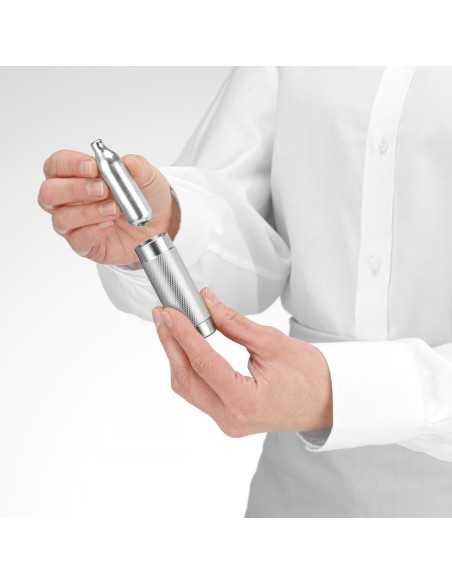 Profi Line cream siphon - Capacity Lt. 0.5 - Suitable for creams up to 70°C - Ø mm 85 x 235h