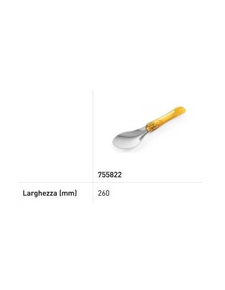 Spatola per gelato - Gialla - Impugnatura in Tritan - Larghezza mm 260
