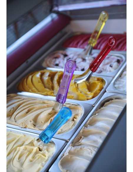 Espátula para helado - Morada - Mango Tritan - Ancho mm 260