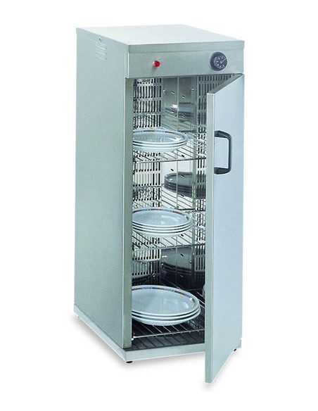 Armario caliente - Calientaplatos - Acero inoxidable - Capacidad 60 platos x Ø 32 cm - cm 38.25 x 45.4 x 93.6 h