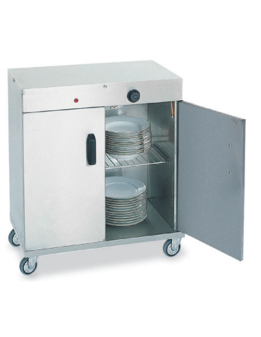 Hot cabinet - Plate warmer - Stainless steel -...