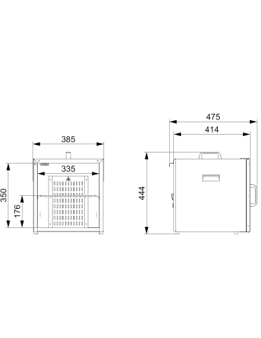 Thermal box - For room service - Capacity n. 2...