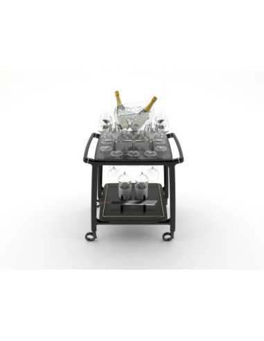 Champagne trolley - Solid wood - N.2 glacettes...