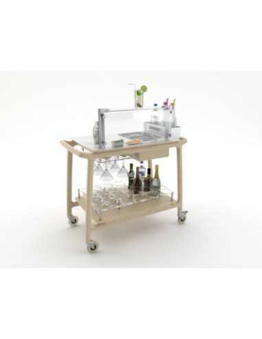 Cocktail trolley - Solid wood - N.2 GN 1/3...