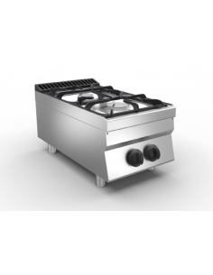Gas cooker - Bench - N.2 fires - Power burners 2 x 7.7 kw... 2