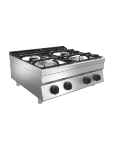 Cucina a gas - Da banco - 4 fuochi - Potenza bruciatori 4...