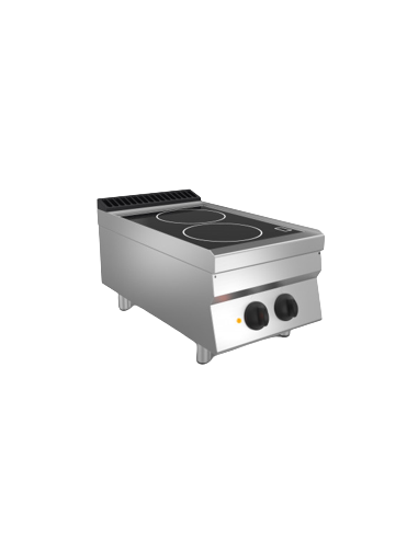 Glass-ceramic kitchen - N.2 cooking areas -...