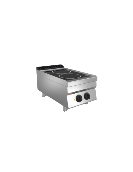 Glass-ceramic kitchen - N.2 cooking areas - Power 5 kw - Triphase - cm 40 x 70 x 29.5 h