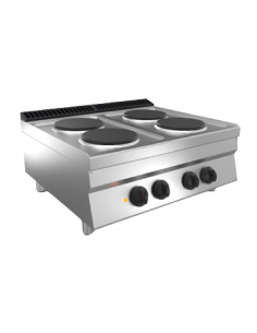Cucina elettrica - Da banco - N. 4 piastre - Potenza 10.4...