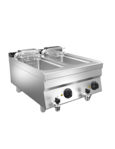 Electric fryer - Tank capacity 10+10 l - Three-phase -... 2