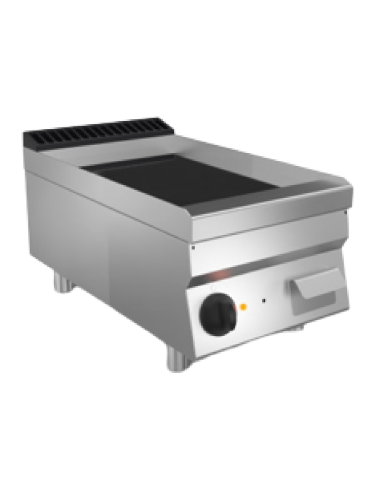 Fry top elettrico - Da banco - Piastra liscia...