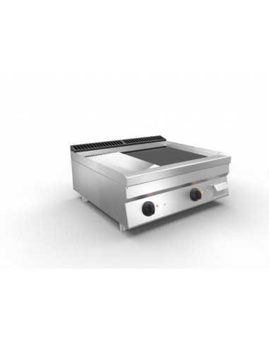 Electric fry top - For counter - 1/3 grooved...