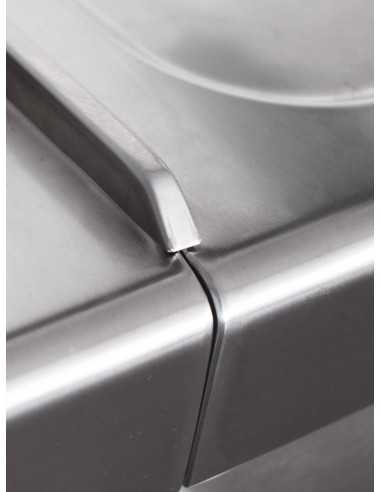 Electric fry top - Countertop - Stainless steel...