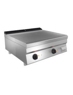 Fry top elettrico - Da banco -  Piastra liscia acciaio...