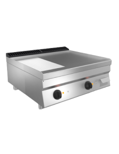 Electric fry top - Counter top - 1/3 grooved 2/3 smooth...