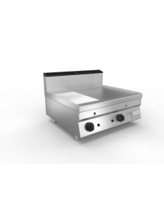 Gas fry top - For counter - 1/3 grooved 2/3 smooth... 2