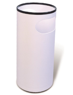Umbrella stand - White polypropylene - Dimensions cm Ø 25...