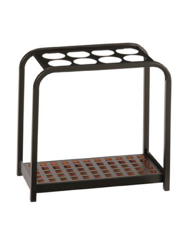 Umbrella stand - 8 places - Black - Dimensions...
