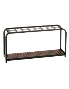 Paragüero - 16 plazas - Negro - Dimensiones cm 102 x 26 x...