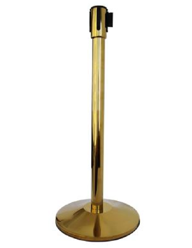 Column with ribbon - Gold color - 2 mt ribbon - Height 90 cm