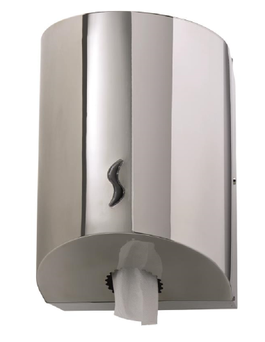 Stainless steel roll dispenser