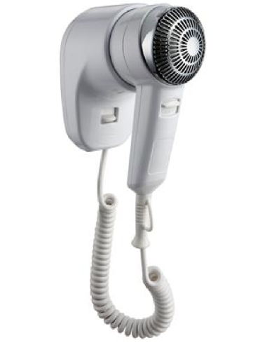 Secamanos blanco con soporte de pared de 1200 W