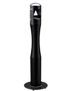 Posacenere - Acciaio inox nero - Capacità 4 lt -...