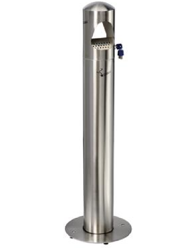 Posacenere - Acciaio inox - Capacità 4 lt -...