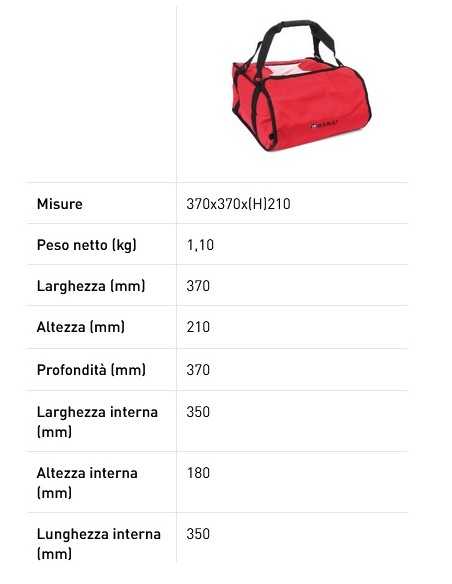 Bolsa para pizza - Roja - 4 cajas - Térmica - Dimensiones 36 x 36 x 20h cm