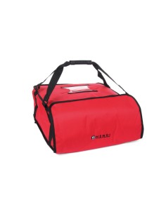 Borsa per pizza - Rossa - 4 cartoni - Termica -...