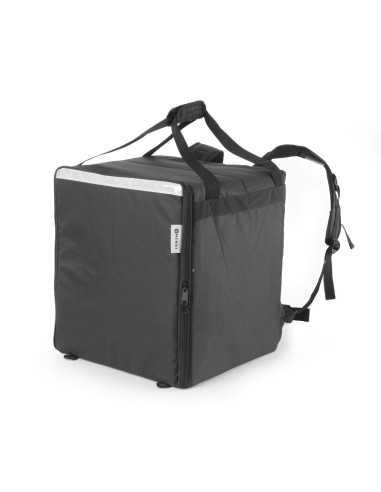 Food delivery backpack - Black - Up to 10 pizza...
