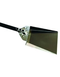 Paletta raccolta cenere - In acciaio inox - Dimensioni cm...