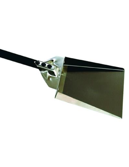 Pala recogedora de cenizas - En acero inoxidable - Dimensiones 21 x 31 x 173 h cm