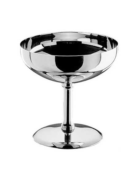 Ice cream cup - Stainless steel - Dimensions cm 9 Ø