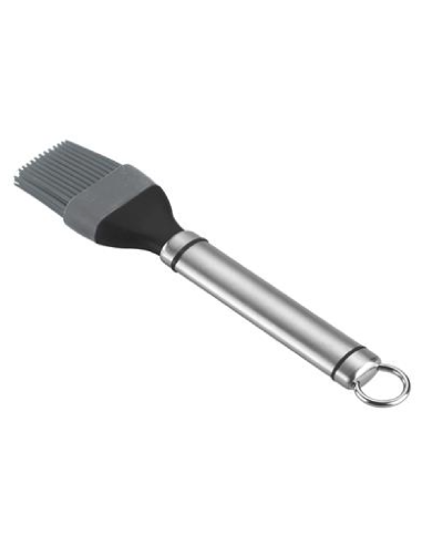 Pennello inox con setole in silicone