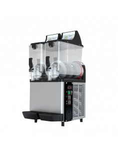 Slush machine - Stainless steel - Bowl capacity 10 +10 l...