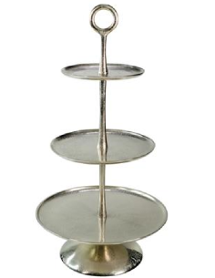Soporte para tartas de tres niveles - Aluminio - Baldas... 2