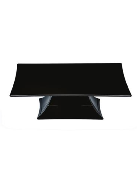 Black square stand in polycarbonate