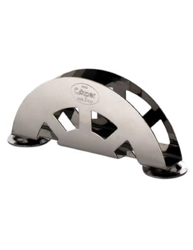 Porta tovaglioli inox - Dimensioni cm 14 x 6