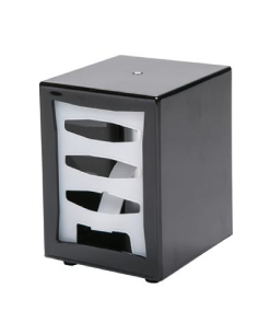 Porta tovaglioli nero - Dimensioni cm 11 x 9.5 x 14 h