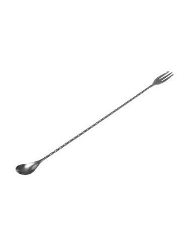 Cucchiaio/forchetta agitatore inox - Dimensioni...