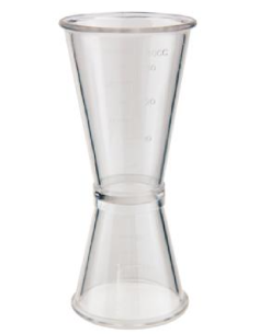 Acrylic cocktail measuring cup 2/4 cl