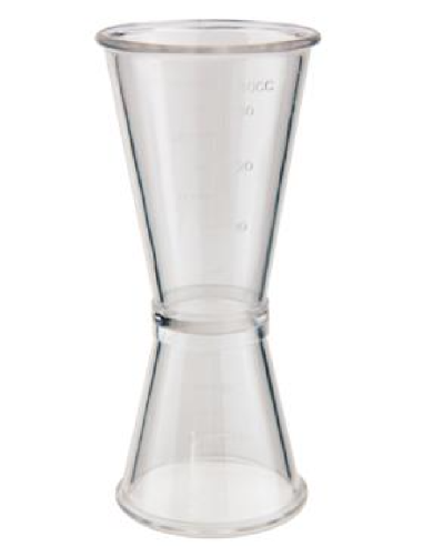 Acrylic cocktail measuring cup 2/4 cl