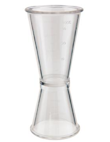 Vaso medidor cóctel acrílico 2/4 cl