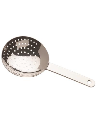 Stainless steel ice spoon - Dimensions Ø 8 cm x 17.5