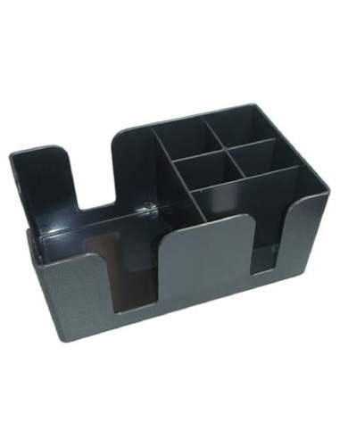 Portaobjetos - Plástico negro - Dimensiones 23...