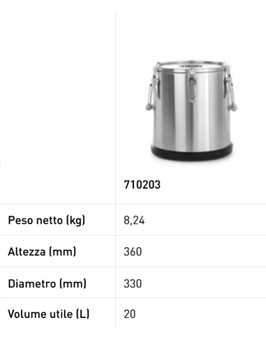 Contenedor térmico portátil - Con doble asa -...