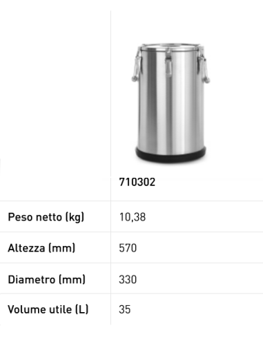 Portable thermal container - With double handle...