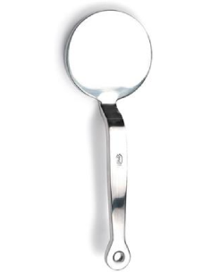 Stainless steel meat tenderizer - With spatula - Round -... 2